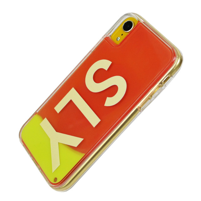 【iPhoneXR ケース】SLY ネオンサンドケース (LOGO/イエロー×レッド)goods_nameサブ画像