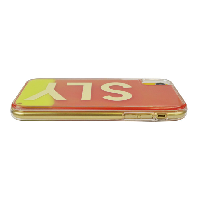 【iPhoneXR ケース】SLY ネオンサンドケース (LOGO/イエロー×レッド)goods_nameサブ画像