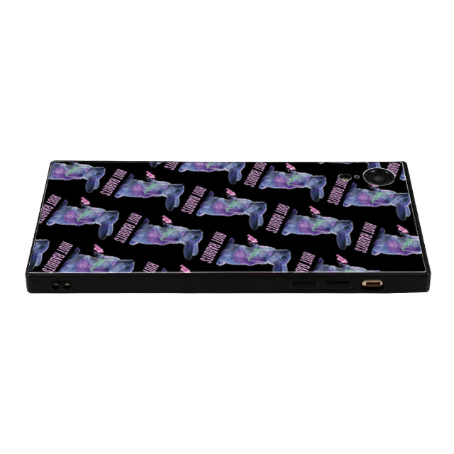 【iPhoneXR ケース】MILKBOY スクエア型 ガラスケース (Riot Rabbits Pattern BLK)サブ画像