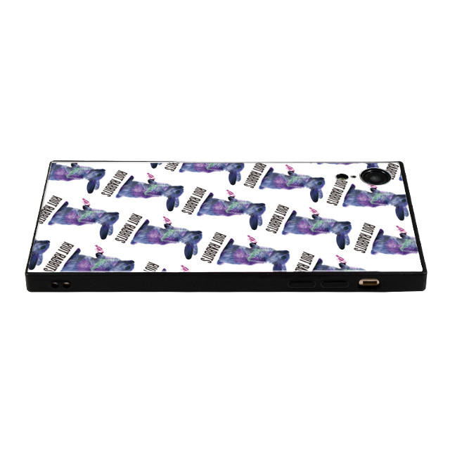 【iPhoneXR ケース】MILKBOY スクエア型 ガラスケース (Riot Rabbits Pattern WHT)サブ画像