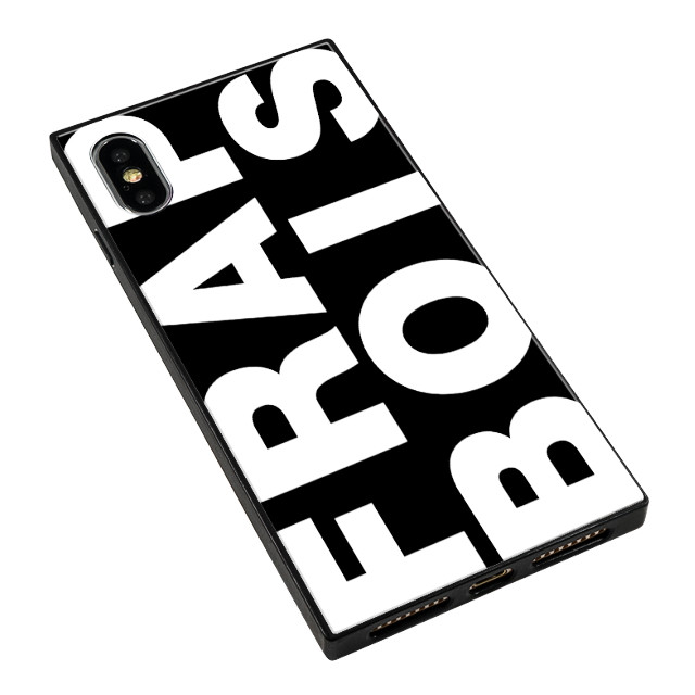 【iPhoneXS/X ケース】FRAPBOIS スクエア型 ガラスケース (FRAPBOIS BLACK)サブ画像