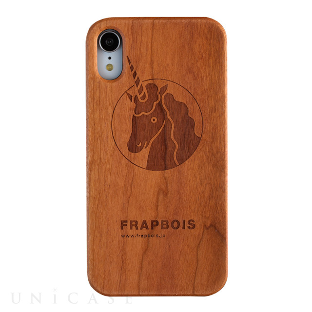 【iPhoneXR ケース】WOODケース (A Solid UNICORN)