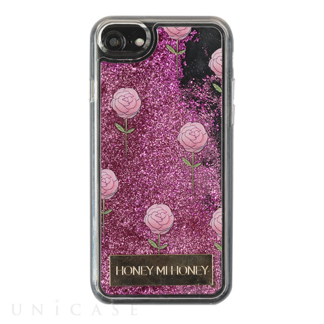 【iPhone8/7/6s/6 ケース】グリッターケース (glitter rose PNK)