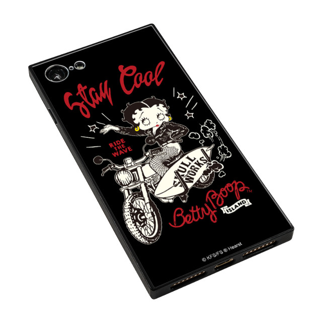 【iPhone8/7 ケース】SKULL WORKS×Betty Boop スクエア型 ガラスケース (BETTY STAY COOL)goods_nameサブ画像