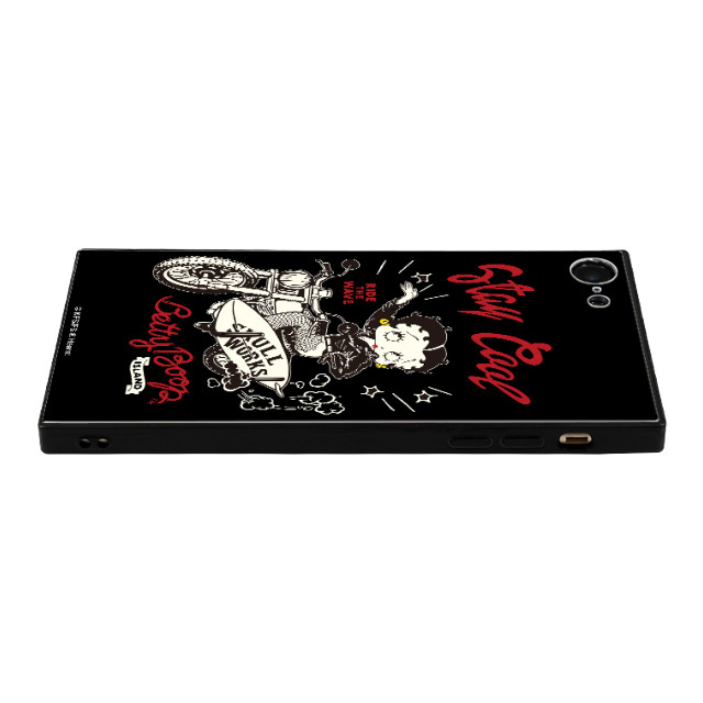 【iPhone8/7 ケース】SKULL WORKS×Betty Boop スクエア型 ガラスケース (BETTY STAY COOL)サブ画像