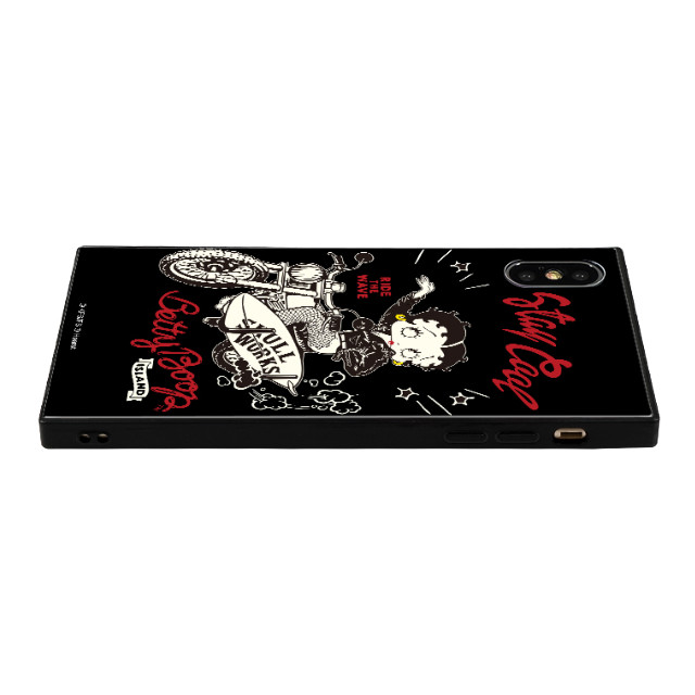 【iPhoneXS/X ケース】SKULL WORKS×Betty Boop スクエア型 ガラスケース (BETTY STAY COOL)goods_nameサブ画像