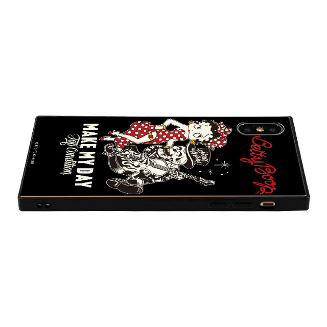 【iPhoneXS/X ケース】SKULL WORKS×Betty Boop スクエア型 ガラスケース (BETTY Rock n Roll)サブ画像