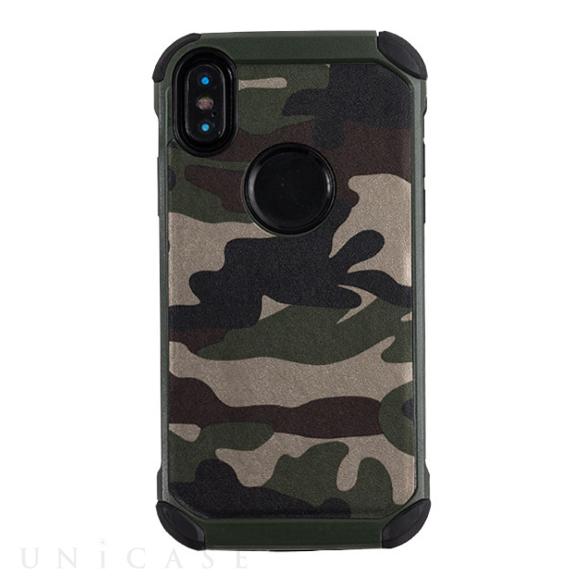 【iPhoneXS/X ケース】Gizmobies+SELECT×Gizmobies CAMO (GREEN)