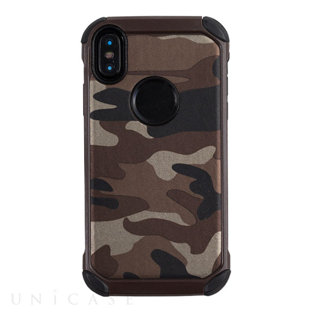 【iPhoneXS/X ケース】Gizmobies+SELECT×Gizmobies CAMO (BROWN)