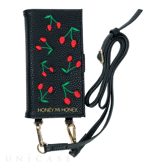 【iPhone8/7/6s/6 ケース】cherry book iPhone case (BLK)