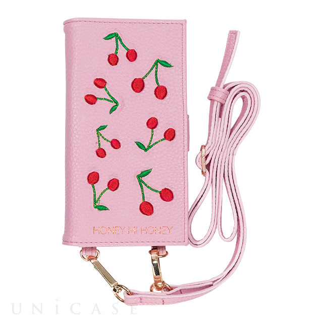 【iPhoneXS/X ケース】cherry book iPhone case (PNK)