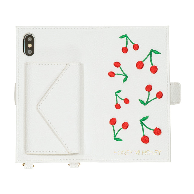 【iPhoneXS/X ケース】cherry book iPhone case (WHT)サブ画像