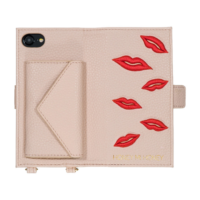 【iPhone8/7/6s/6 ケース】lip book iPhone case (BEG)サブ画像