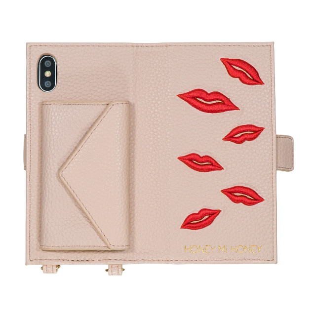 【iPhoneXS/X ケース】lip book iPhone case (BEG)goods_nameサブ画像