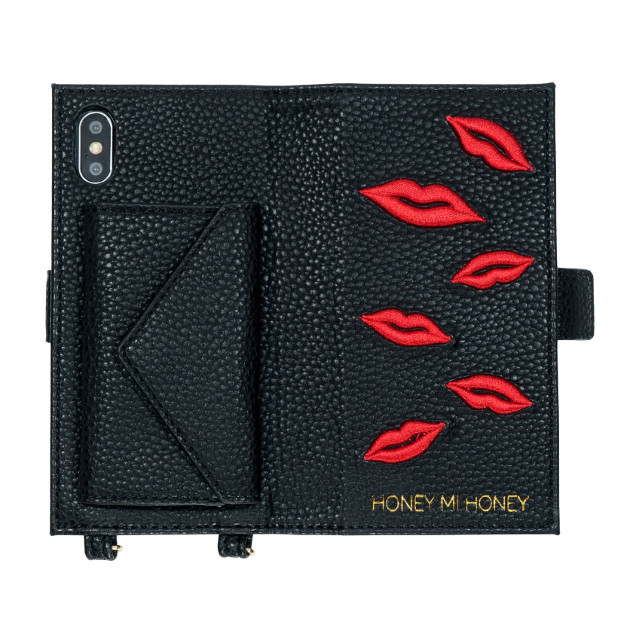 【iPhoneXS/X ケース】lip book iPhone case (BLK)サブ画像