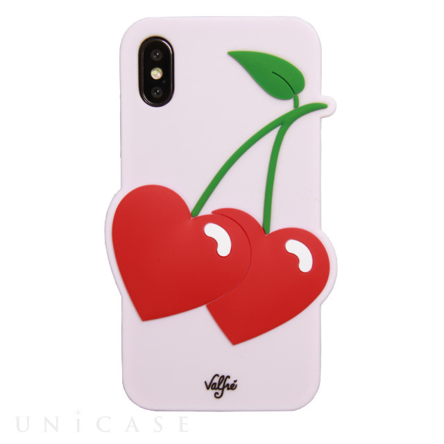 【iPhoneXS/X ケース】Sweet Cherry