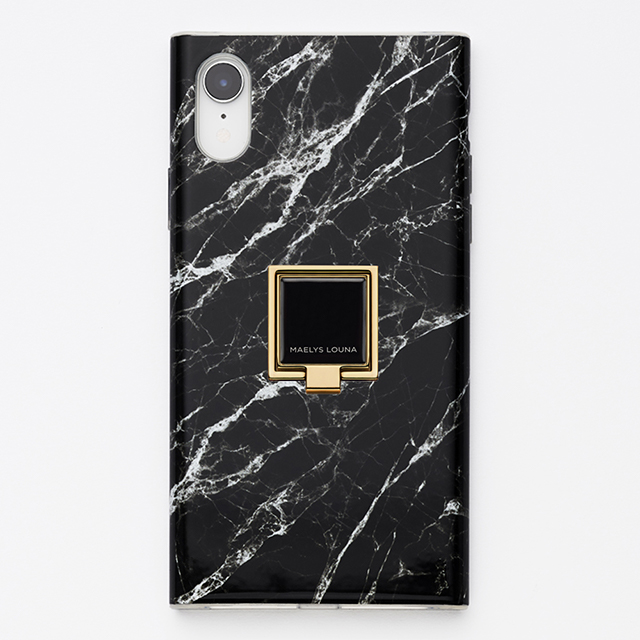 Square Smart Phone Ring (Gold Black)goods_nameサブ画像