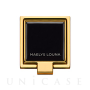 Square Smart Phone Ring (Gold Bl...