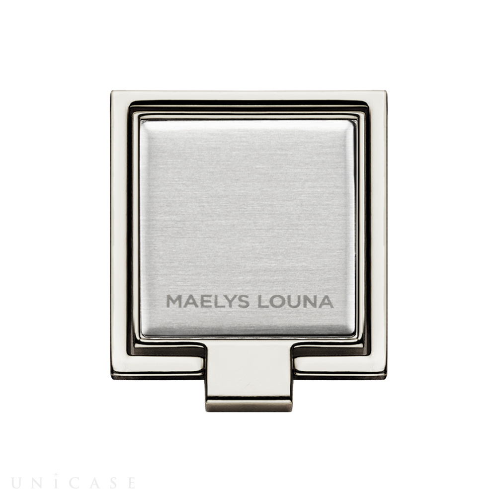 Square Smart Phone Ring (Silver Silver)