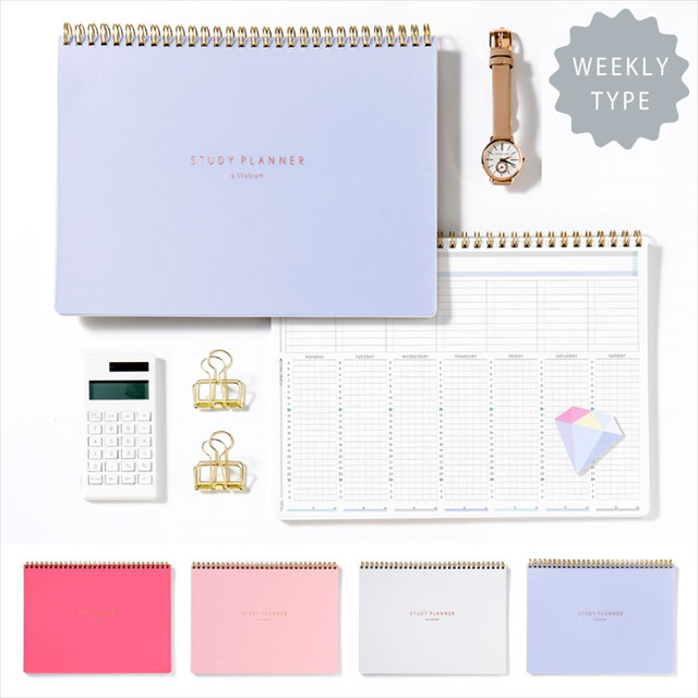 STUDY PLANNER WEEKLY (PINK)goods_nameサブ画像