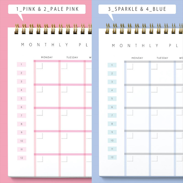 STUDY PLANNER WEEKLY (PINK)goods_nameサブ画像