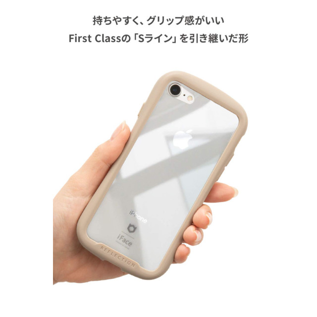 【iPhoneXS/X ケース】iFace Reflection強化ガラスクリアケース (ネイビー)サブ画像