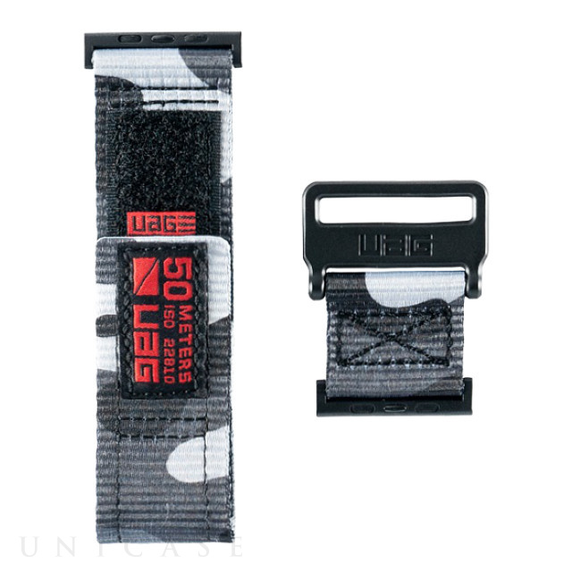 【Apple Watch バンド 45/44/42mm】UAG ACTIVEシリーズ (ミッドナイトカモ) for Apple Watch SE(第1世代)/Series9/7/6/5/4/3/2/1