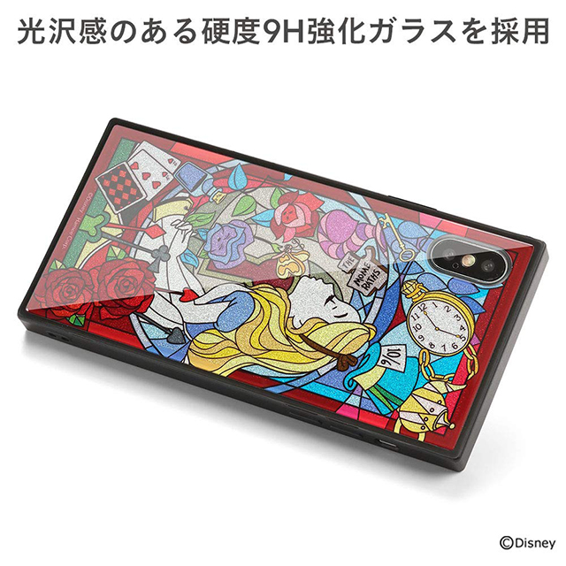 【iPhoneXS/X ケース】ディズニーキャラクター TILEケース (アリス/グリッター)サブ画像