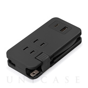 USBポート搭載 AC電源タップ (AC×3/USB-A×1/U...