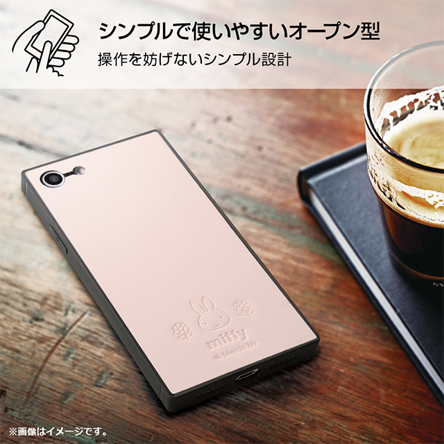 【iPhoneSE(第3/2世代)/8/7 ケース】ミッフィー/耐衝撃オープンレザーケース KAKU (ピンク)goods_nameサブ画像