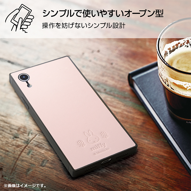 【iPhoneXR ケース】ミッフィー/耐衝撃オープンレザーケース KAKU (ピンク)goods_nameサブ画像