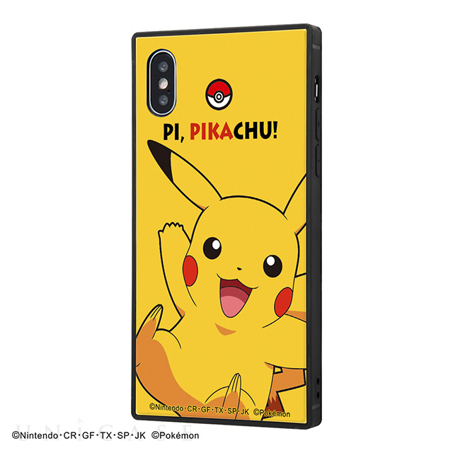 【iPhoneXS/X ケース】ポケットモンスター/耐衝撃ケース KAKU トリプルハイブリッド (ピカチュウ)