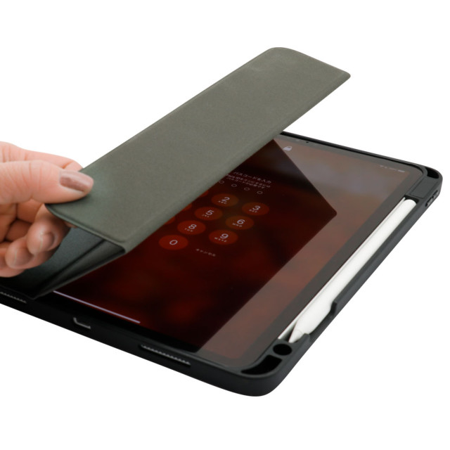 【iPad Pro(11inch)(第1世代) ケース】収納しながら充電できるペンホルダー付き iPad Case with Pen Holder  (ブラック)goods_nameサブ画像