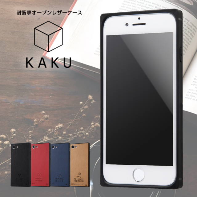 【iPhoneSE(第3/2世代)/8/7 ケース】ディズニーキャラクター/耐衝撃オープンレザーケース KAKU (ミッキー)goods_nameサブ画像