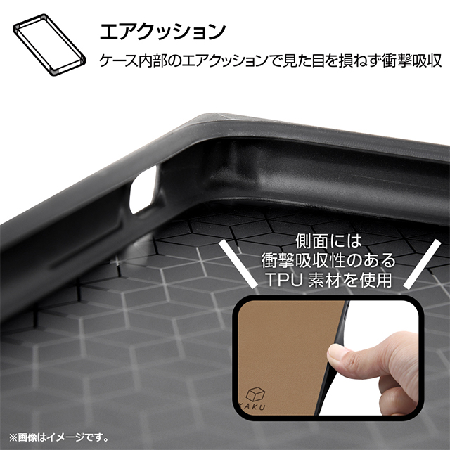 【iPhoneXR ケース】ディズニーキャラクター/耐衝撃オープンレザーケース KAKU (ミッキー)サブ画像