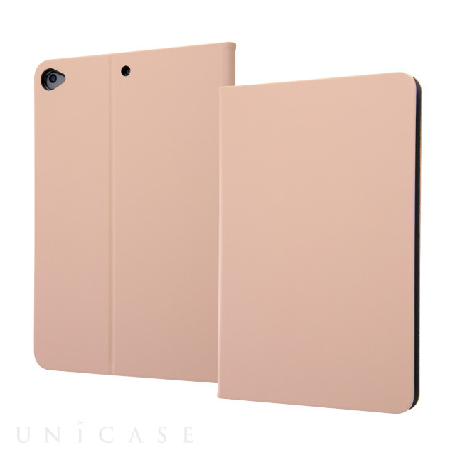 【iPad mini(第5世代) ケース】レザーケース スタンド機能付き (ベージュ)