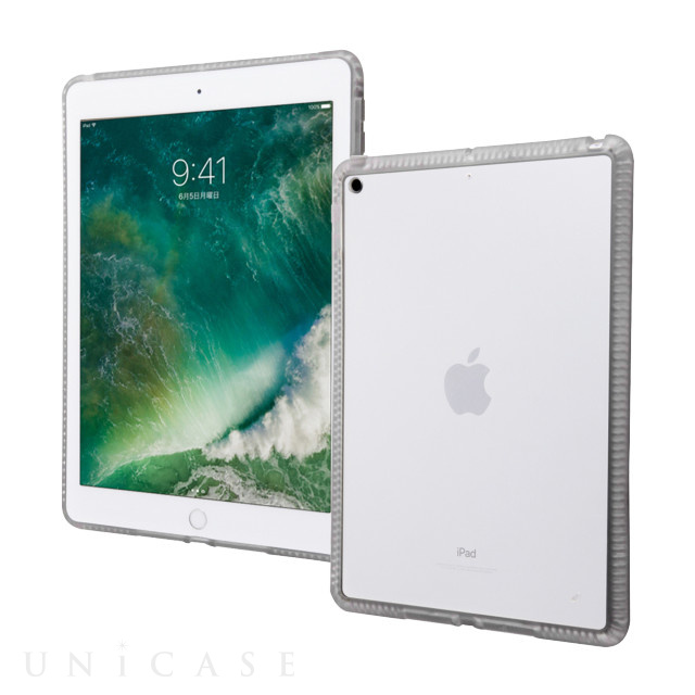 【iPad(9.7inch)(第5世代/第6世代) ケース】ハイブリッドケース 耐衝撃 (ブラック)