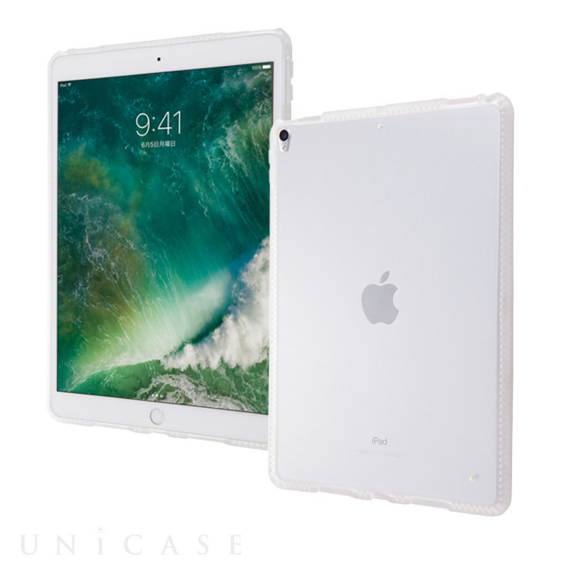 【iPad Pro(10.5inch) ケース】ハイブリッドケース 耐衝撃 (クリア)