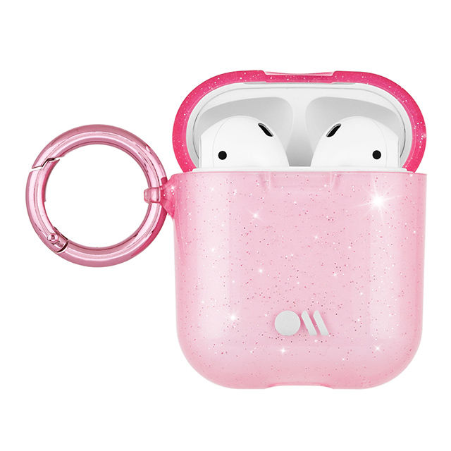 【AirPods(第2/1世代) ケース】Hook Ups Case＆ Neck Strap (Sheer Crystal - Blush Pink)goods_nameサブ画像