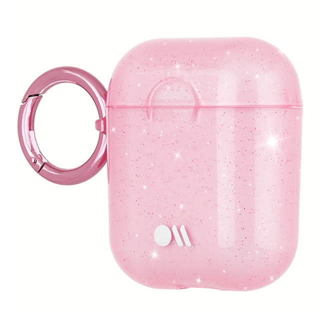 【AirPods(第2/1世代) ケース】Hook Ups Case＆ Neck Strap (Sheer Crystal - Blush Pink)goods_nameサブ画像