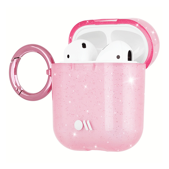 【AirPods(第2/1世代) ケース】Hook Ups Case＆ Neck Strap (Sheer Crystal - Blush Pink)サブ画像