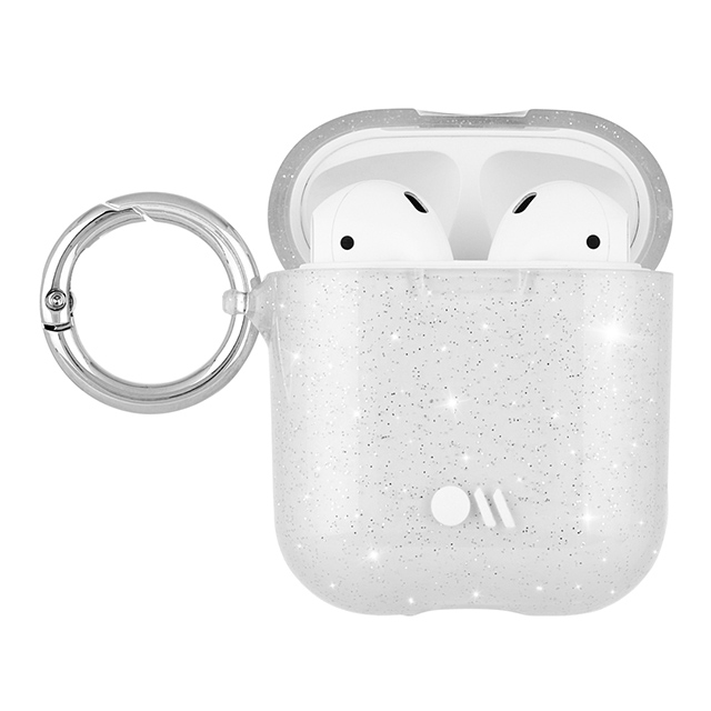 【AirPods(第2/1世代) ケース】Hook Ups Case＆ Neck Strap (Sheer Crystal - Metallic Silver)サブ画像