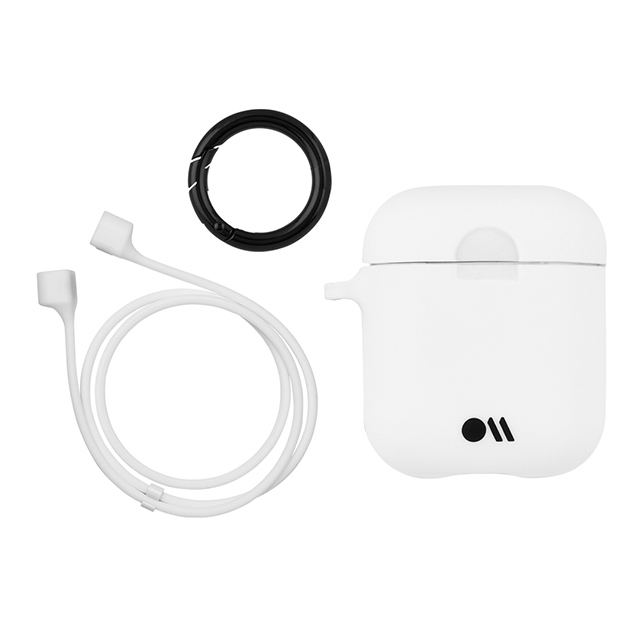 【AirPods(第2/1世代) ケース】Hook Ups Case＆ Neck Strap (White)サブ画像