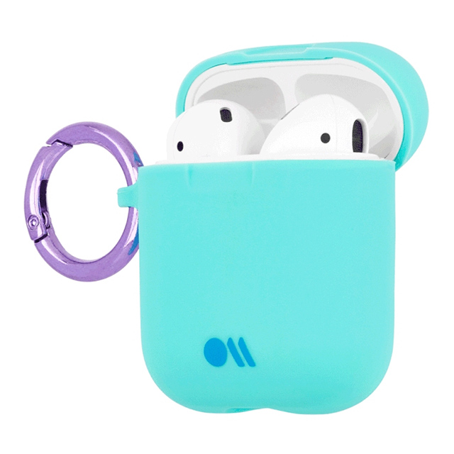 【AirPods(第2/1世代) ケース】Hook Ups Case＆ Neck Strap (Aqua Blue)サブ画像