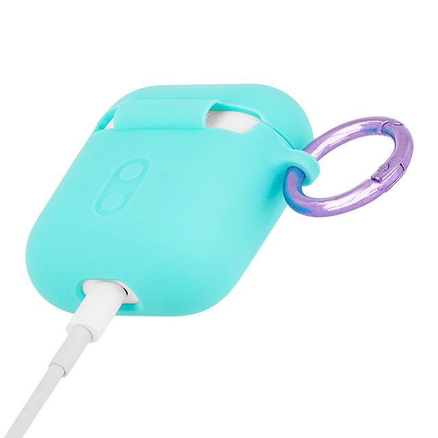 【AirPods(第2/1世代) ケース】Hook Ups Case＆ Neck Strap (Aqua Blue)サブ画像