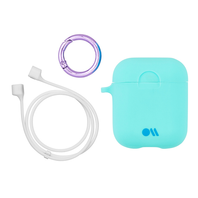 【AirPods(第2/1世代) ケース】Hook Ups Case＆ Neck Strap (Aqua Blue)goods_nameサブ画像