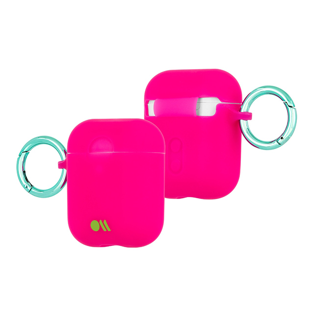 【AirPods(第2/1世代) ケース】Hook Ups Case＆ Neck Strap (Fushia Dark Pink)サブ画像