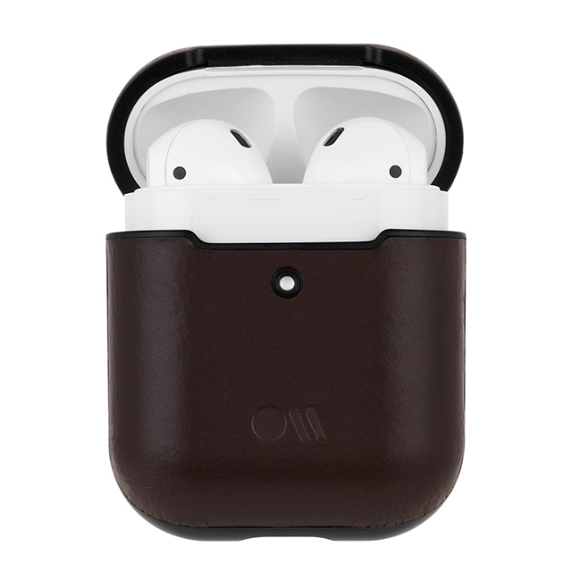 【AirPods(第2/1世代) ケース】Hook Ups Case＆ Neck Strap - Leather - (Brown)サブ画像