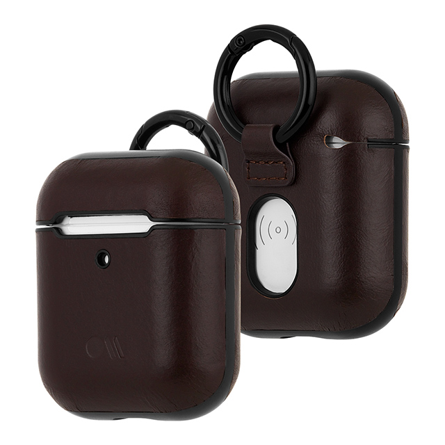 【AirPods(第2/1世代) ケース】Hook Ups Case＆ Neck Strap - Leather - (Brown)goods_nameサブ画像