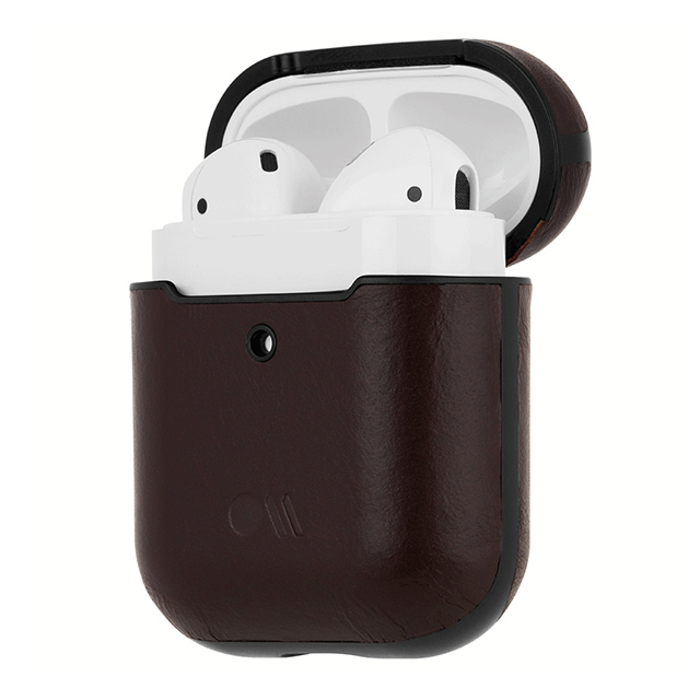 【AirPods(第2/1世代) ケース】Hook Ups Case＆ Neck Strap - Leather - (Brown)サブ画像